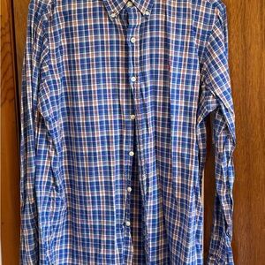 Ralph Lauren Polo Blue Plaid Men's Shirt